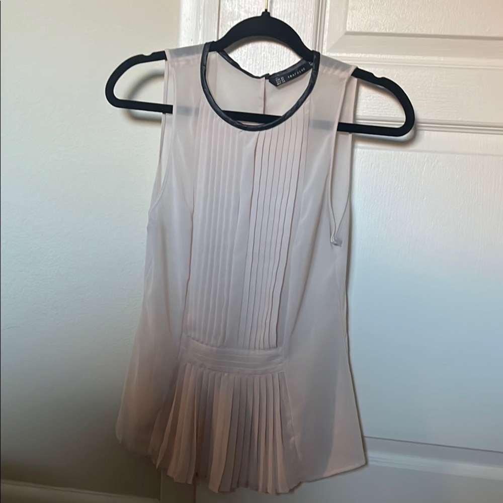 Light Pink ZARA Sleeveless Top